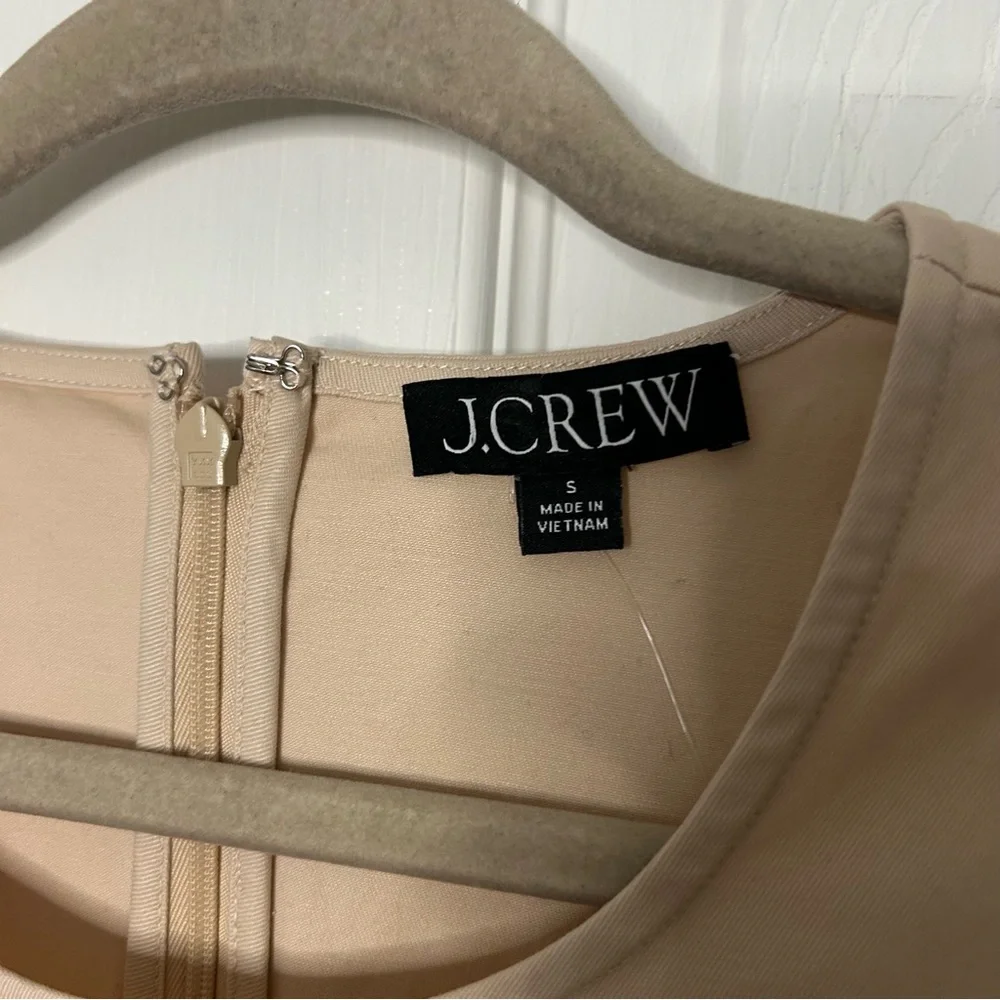 J Crew Pleated Hem Shift Dress